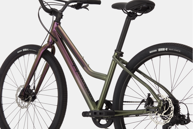 2021 Cannondale Treadwell 3 Remixte Ltd Hybrid Bike in Purple-2